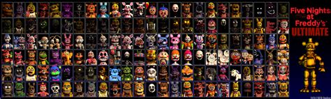 (FNAF UCN/SFM) The Complete Roster : fivenightsatfreddys