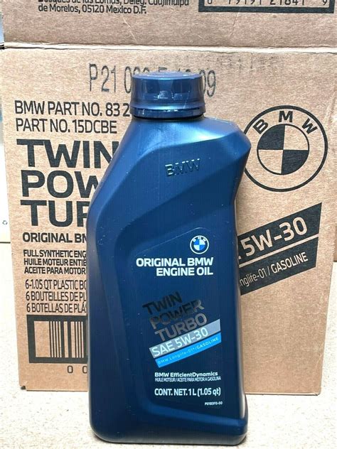 1 Liter Genuine BMW TWIN POWER TURBO 5W30 Motor Oil ORIGINAL For BMW ...