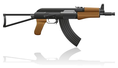 automatic machine AK-47 Kalashnikov vector illustration 493670 Vector ...