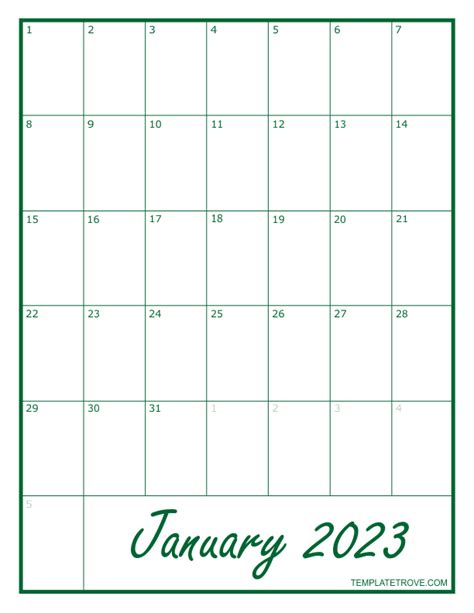 blank calendar january 2023 free printable calendarcom january 2023 ...