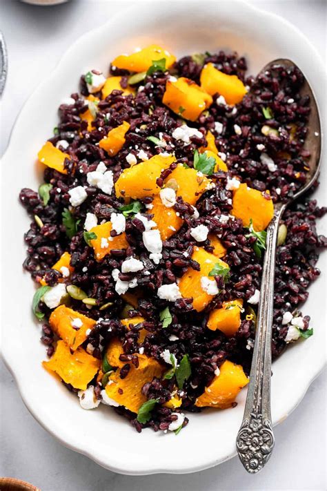 Harvest Black Rice Salad Recipe | Food Faith Fitness