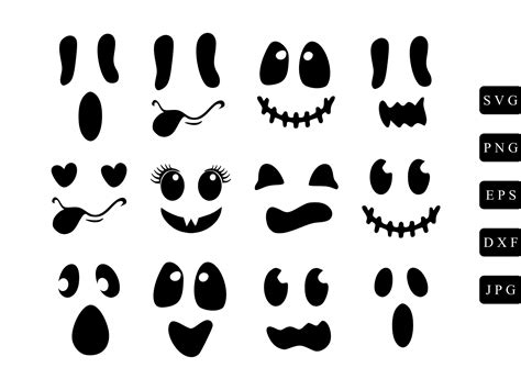 Ghost Face Svg Cute Ghost Face Svg Ghost Svg Bundle Spooky - Etsy Israel