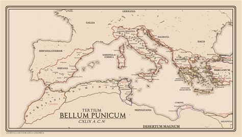 I fell upon this map of the Third Punic War as I was wrapping up that ...