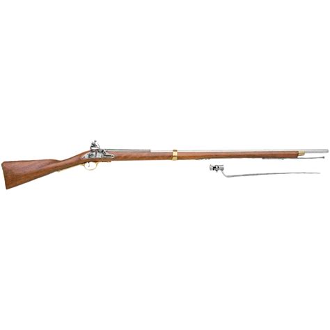 Militaria Non-Firing Replica British Brown Bess Musket With Bayonet ...