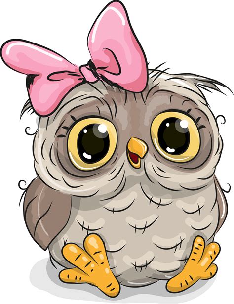 Cute Kawaii Illustration Owl Digital Art Clipart Cutout Png Pdf Svg ...