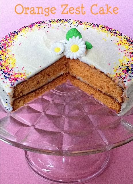 Satin And Salt: Orange Zest Cake!