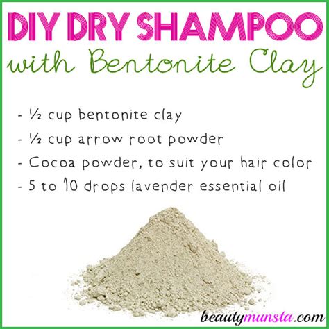 DIY Dry Shampoo with Bentonite Clay - beautymunsta - free natural ...