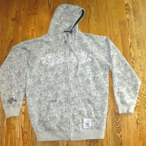 Ecko Unltd. Men's Grey Hoodie | Depop