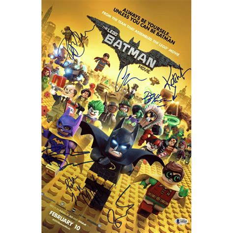 "The Lego Batman Movie" 11x17 Photo Cast-Signed by (9) with Rosario ...