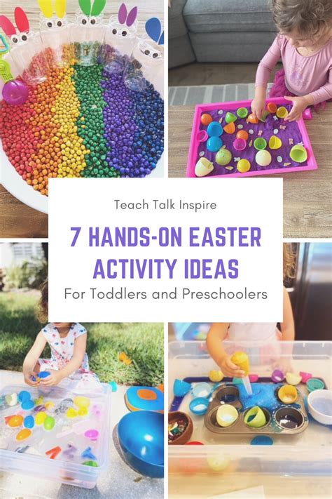 Easter Activities for Toddlers and Preschoolers - Teach Talk Inspire