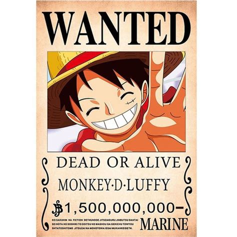 One Piece Luffy Wanted Wallpaper