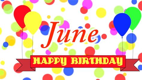 03 June Birthdays Clipart