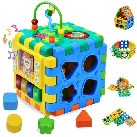 Smart Toys for babies - Activity cube for infants Early Development ...