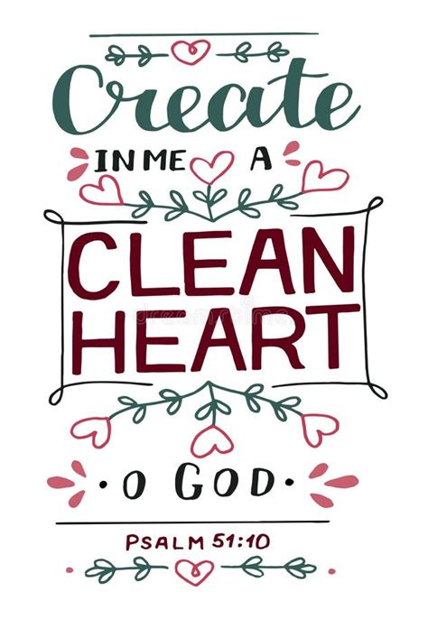 Create In Me A Clean Heart Bible Verse - Photos Idea