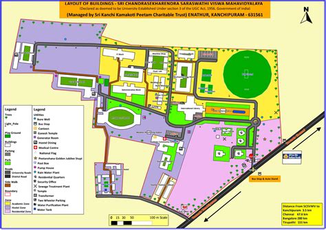 VIT Chennai map - Map of VIT Chennai Campus (Tamil Nadu - India)