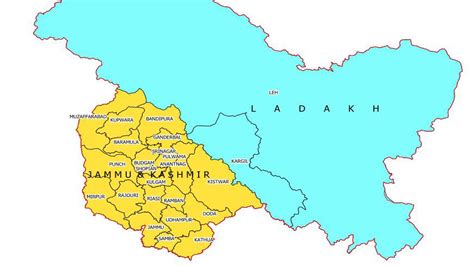 New Indian map shows UTs of J&K, Ladakh - The Hindu