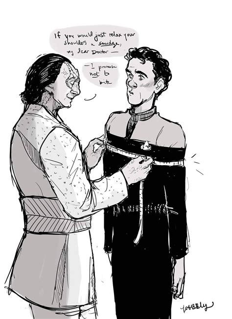 Star Trek DS9 - Julian Bashir x Elim Garak - Garashir | Star trek ds9 ...