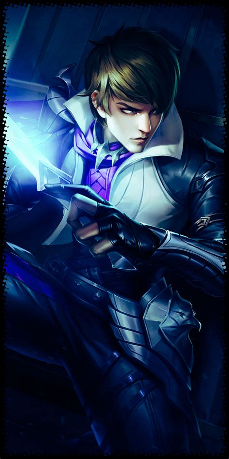 Dark As Night: MLBB Gusion Wallpaper