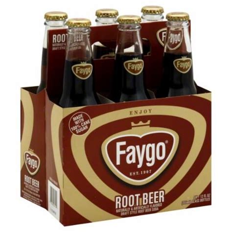 Faygo Root Beer, 6 Bottles / 12 fl oz - Foods Co.