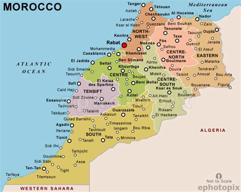 Morocco Map - ToursMaps.com