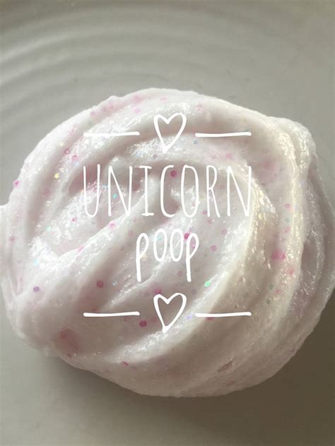 Unicorn Poop Glitter Slime