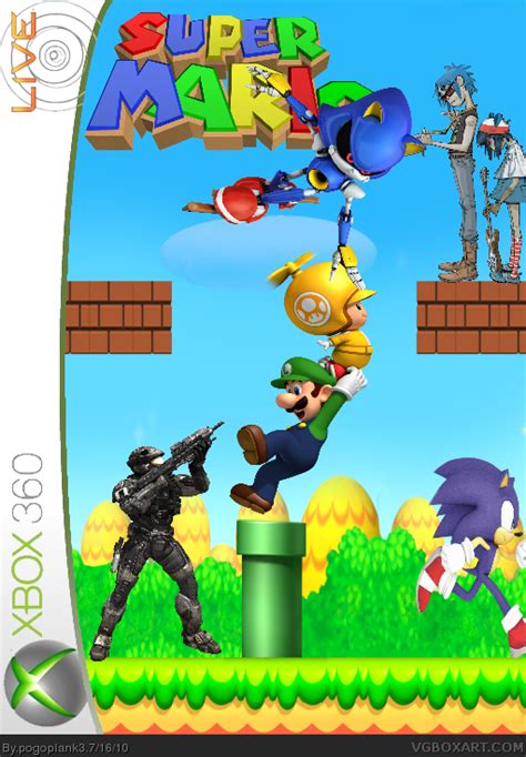 super mario Xbox 360 Box Art Cover by pogoplank3