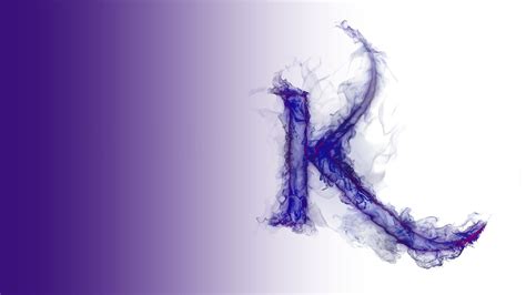 K Name Letter Purple Smoke White Background HD K Name Wallpapers | HD ...