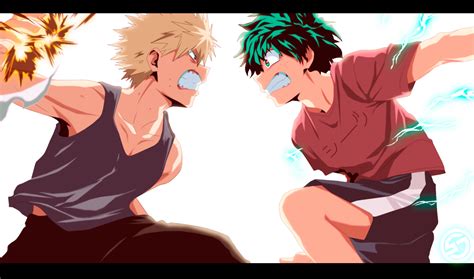 Download Katsuki Bakugou Izuku Midoriya Anime My Hero Academia HD ...