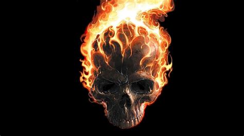 Cool Flaming Skull Wallpapers - Wallpaper Cave