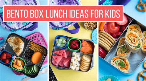 Bento Box Lunch Ideas for Kids - Peas And Crayons