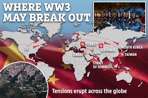 Map reveals where WW3 could break out in 2021 as experts warn about ...