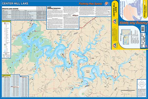 Center Hill Lake Map