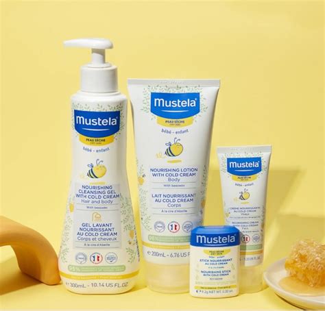 Mustela cold cream nourishing cleansing gel for baby dry skin 300ml ...