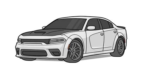 Widebody Hellcat Outline