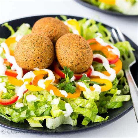 Falafel Salad ~Sweet & Savory by Shinee