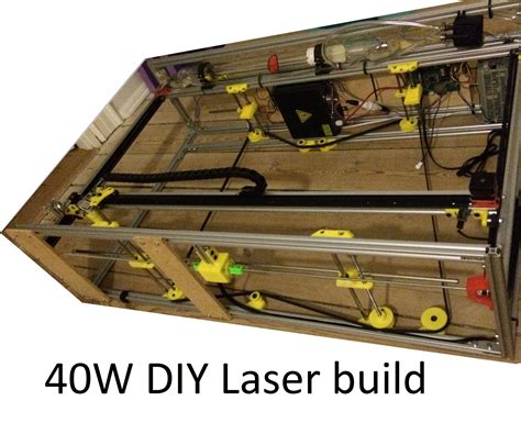 DIY 40W CNC Laser Cutter, From Bad to Better With 3D Printing : 11 ...