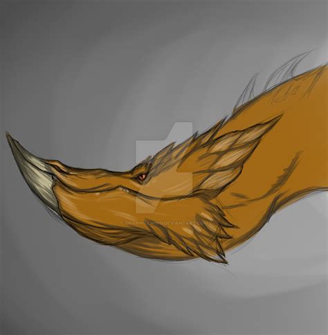 Orange Dragon. by GraphiteWing on DeviantArt