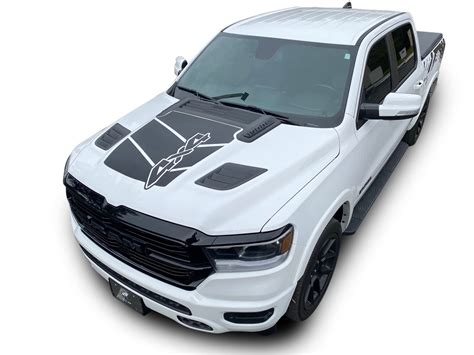 Dodge Ram Rebel TRX 2021 Hood Truck Vinyl Decal Graphic ...