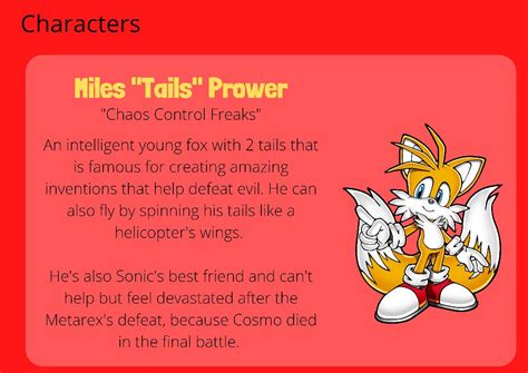 Characters: Tails by Ernie96 on DeviantArt