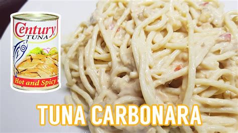 Tuna Carbonara easy recipe - YouTube