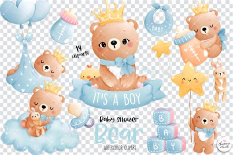 Vintage Baby Boy Clipart Animal