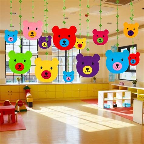 Kindergarten Decorations - Colorful Bear Charm