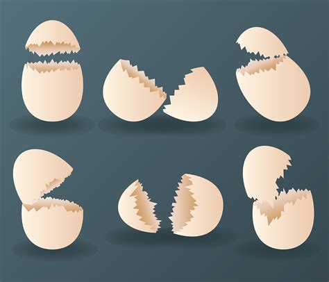 Broken Egg Vector Icon 166101 Vector Art at Vecteezy