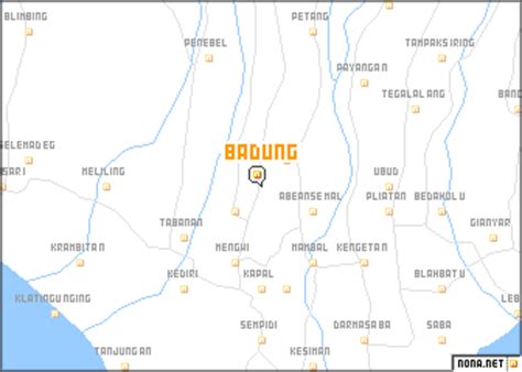 Badung (Indonesia) map - nona.net