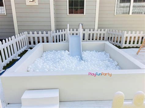 White Ball Pit Rental - Play Fun Party, LLC