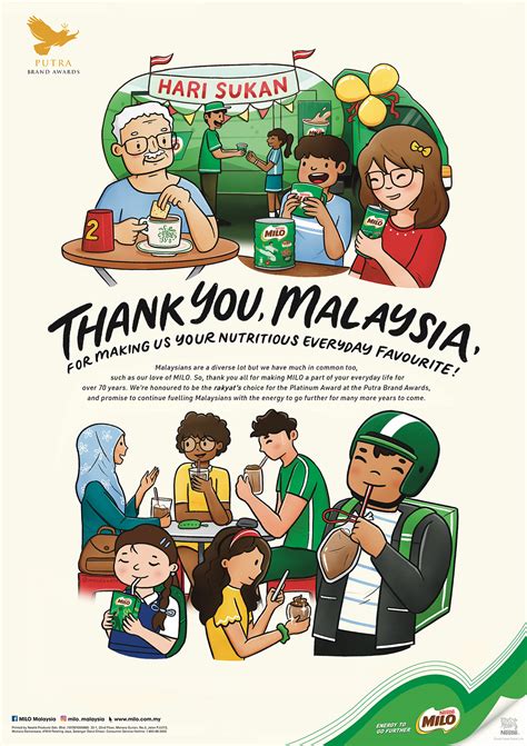 Print Ad Illustration for MILO Malaysia on Behance