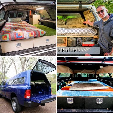 15 Homemade DIY Truck Bed Camper Designs