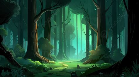 Beautiful Cartoon Forest Scene Animated Wallpaper Hd Background ...