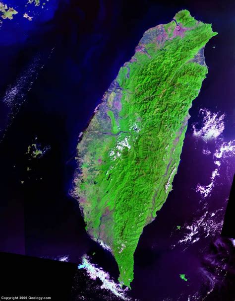 Taiwan satellite photo Beautiful Places, Most Beautiful, Fantasy World ...