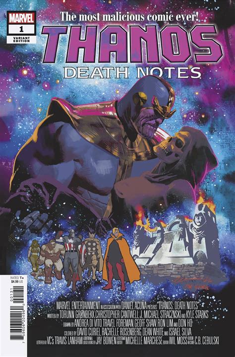 SEP220965 - THANOS DEATH NOTES #1 ACUNA VAR - Previews World